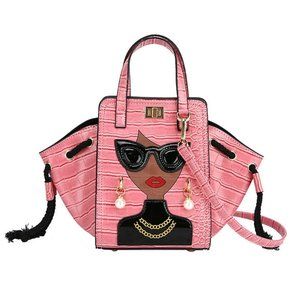 Ladies Face handbag-crossbody